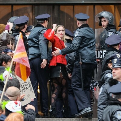 Lady Gaga seen filming Joker 2 'on location' in New York City.