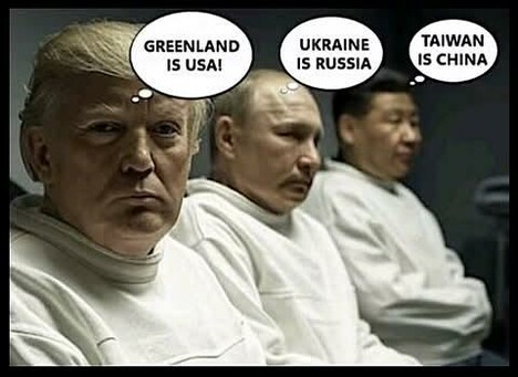 Birds of a feather dictators waiting for their lobotomies