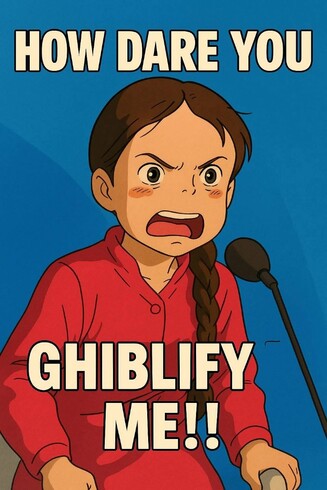 "How dare you Ghiblify Me!!" -Ghibbilified Gretta Thurnberg