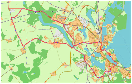Bildbeschreibung:
Screenshot der heutigen 37 Kilometer Radtour aus QMapShack.