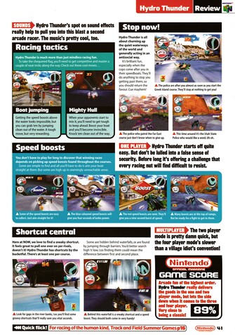 Review for Hydro Thunder on Nintendo 64.
Taken from Nintendo Official Magazine 91 - April 2000 (UK)

score: 89%