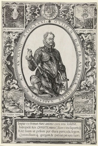 Portret van Willem van Oranje, Hendrick Goltzius, 1581