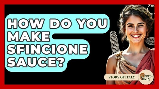 How Do You Make Sfincione Sauce? - Story Of Italy