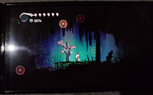 The Knight alongside a weird dreamy tree