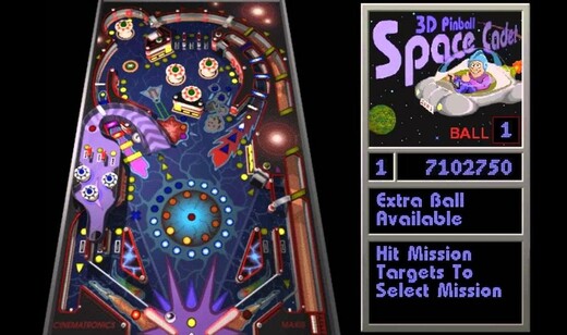 Photo of Microsoft's 3D Pinball Space Cadet