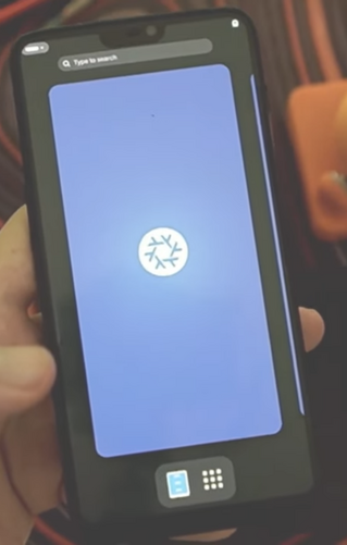 A OnePlus6 phone running nixos