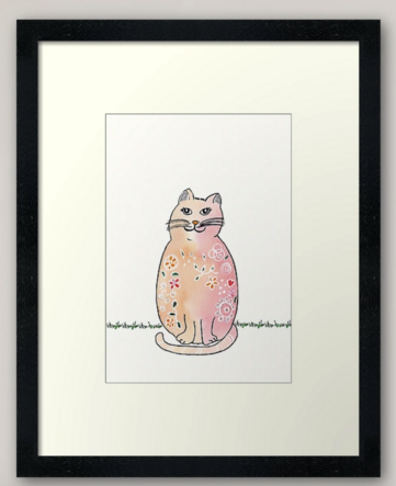Framed art.