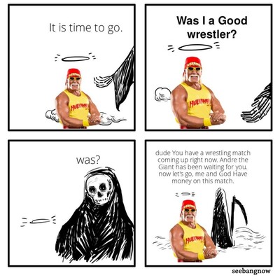 hulkamania never dies.