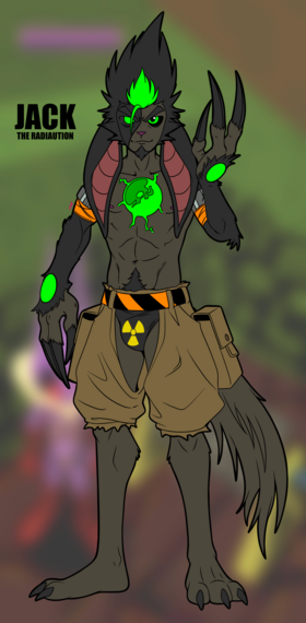 Artist ©️ RachelTheFictionkin (Me)
Jack the Radiaution ©️ RachelTheFictionkin (Me)
Radiaution ©️ garbagekeeper (Necr0wmancer)