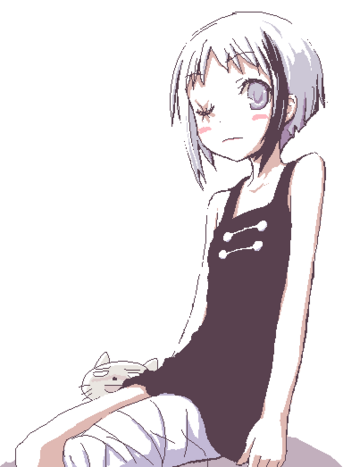 sauce: https://www.pixiv.net/en/artworks/23869

#sfw #amputee #noeye #bikko 
 #disawaifu