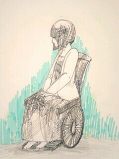 sauce: https://www.pixiv.net/en/artworks/4878081

#sfw #wheelchair  
 #disawaifu