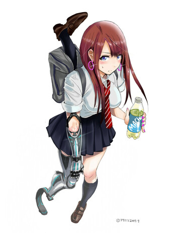 sauce: https://www.pixiv.net/en/artworks/63854254

#sfw #amputee #prosthesis 
 #disawaifu