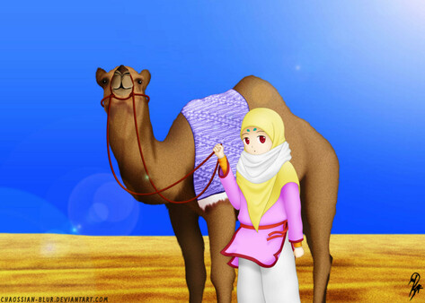 sauce: https://www.deviantart.com/chaossian-blur/art/Fiona-at-the-Desert-530900278

#zoids 
 #hijabae 